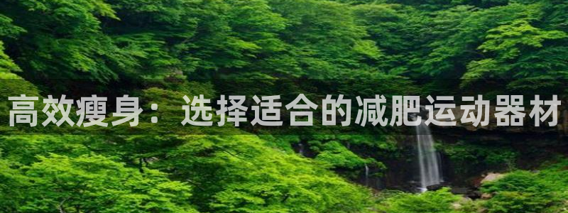 NG大舞台官方正版app集团官网网址：高效瘦身：选择适合的减